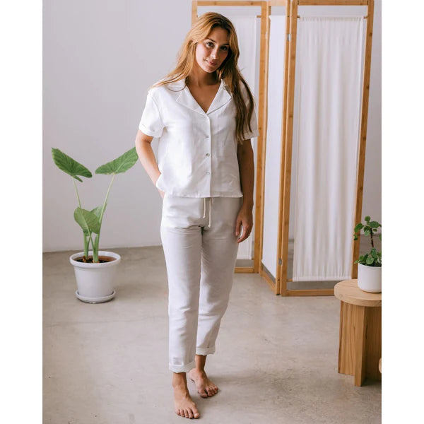 ⮞Pantalones Lino Mujer Verano  Clotsy Brand Ropa Ecológica