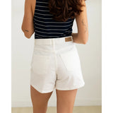 White Twill Shorts
