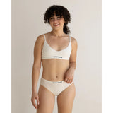 White High Waisted Panties