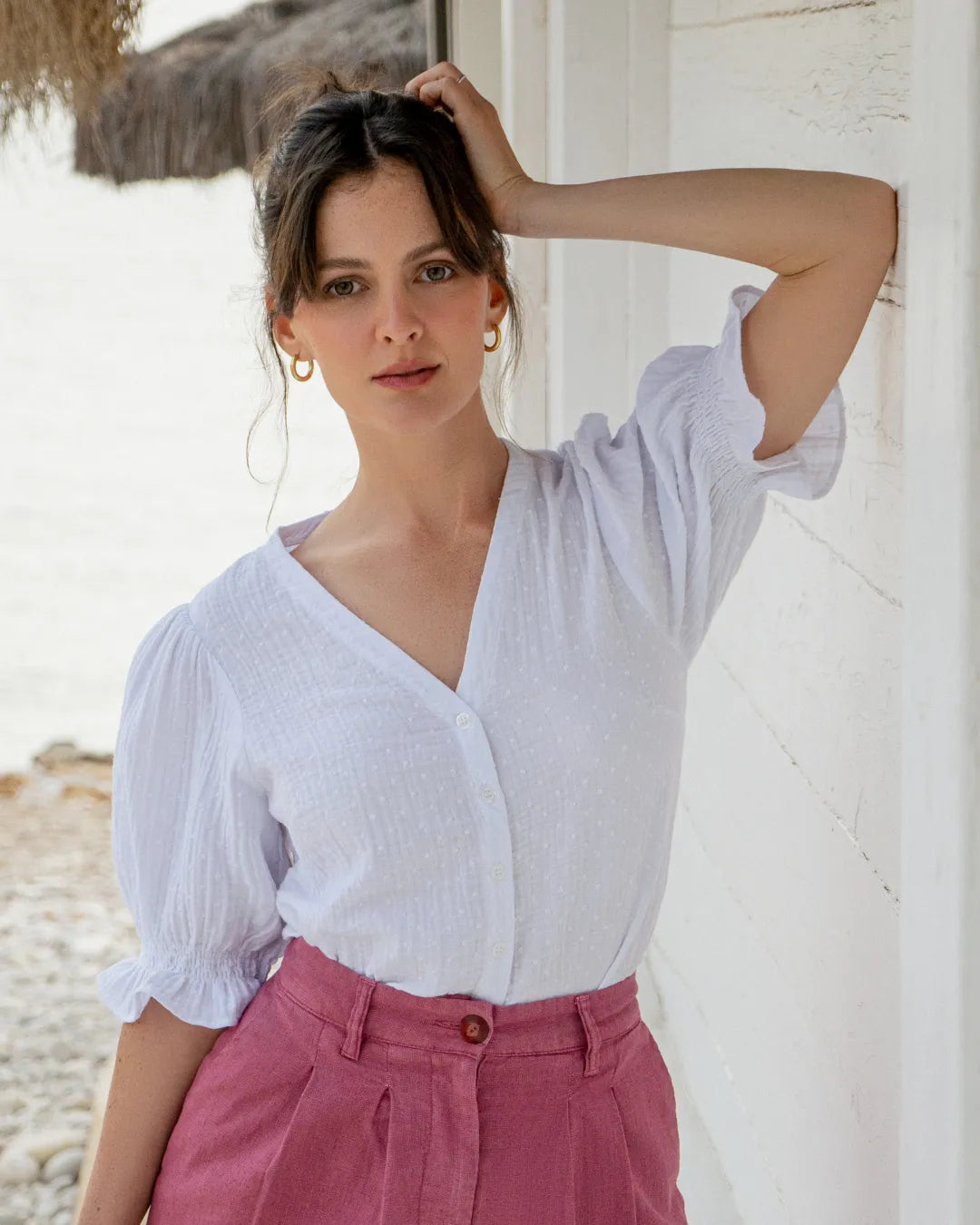 Marianne White Blouse – CLOTSY BRAND