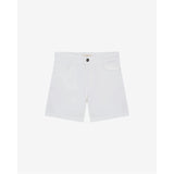 White Twill Shorts