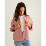Burgundy Vichy Shirt