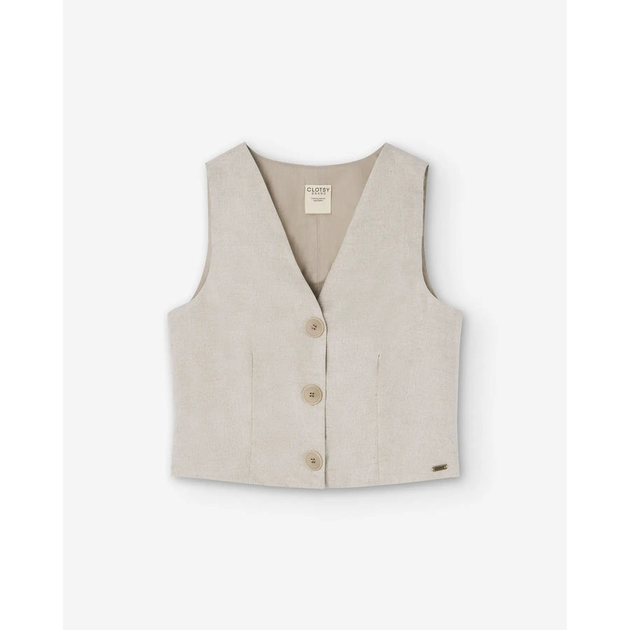 Chaleco Cefalú Beige