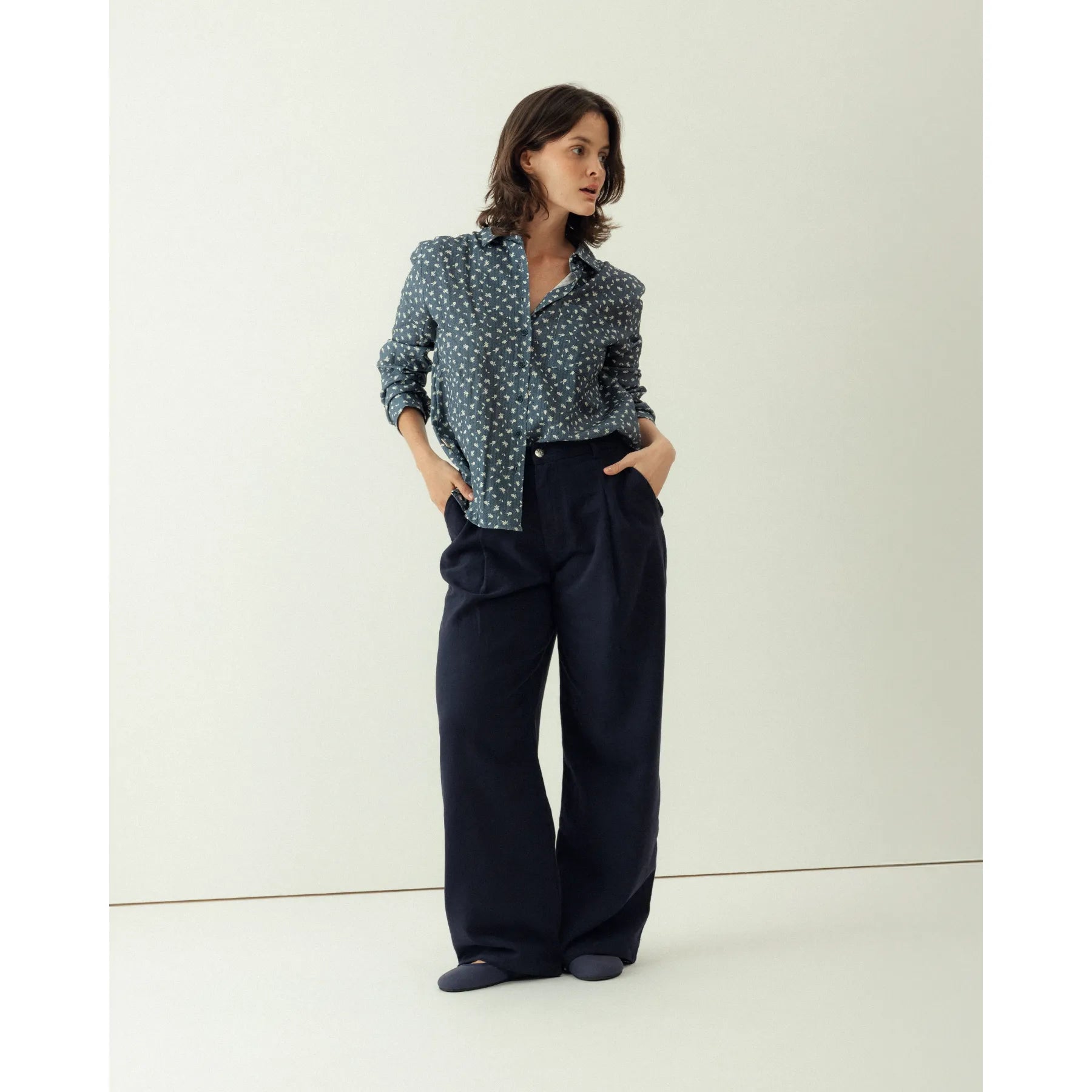 Oihana Navy Pants