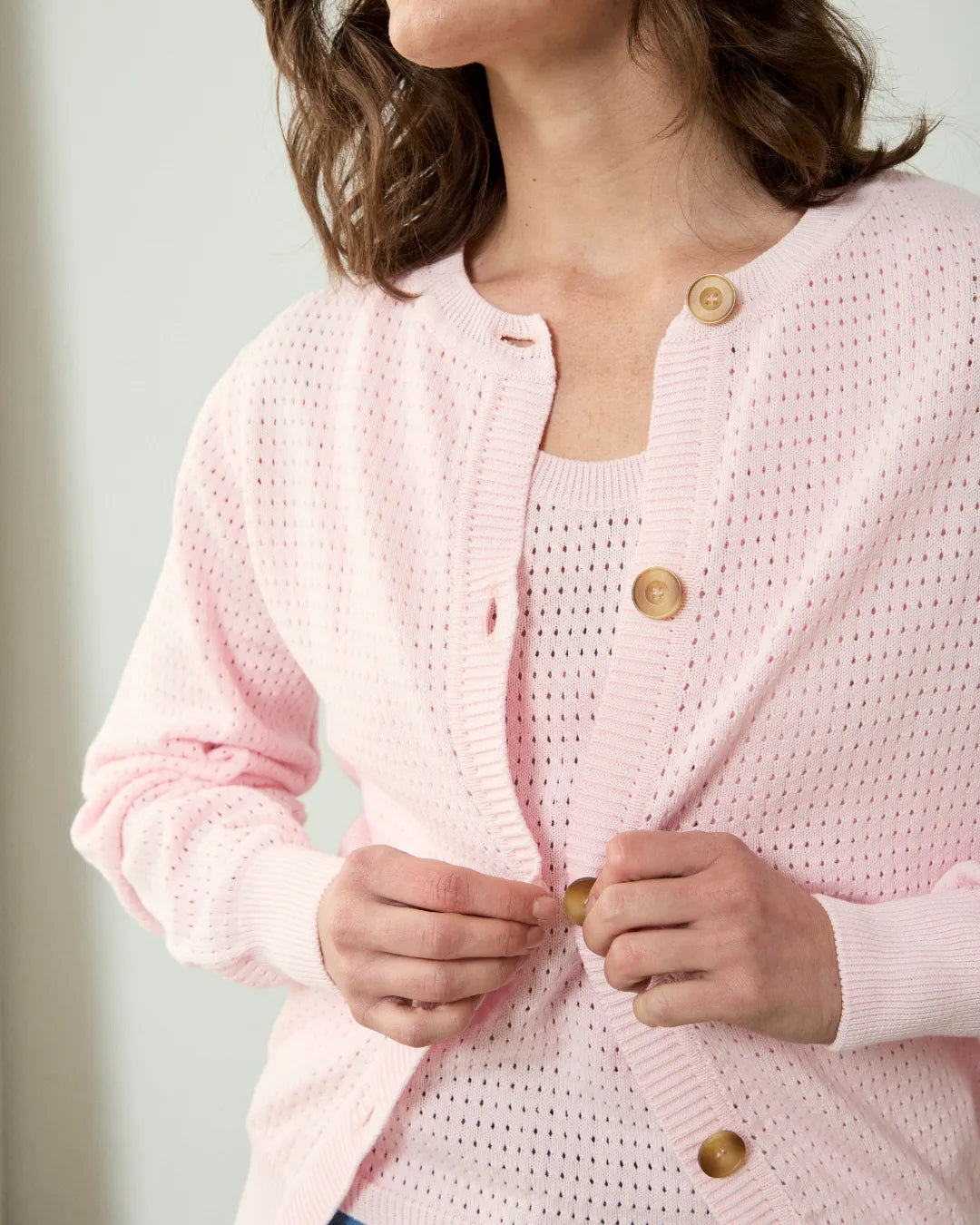 Cárdigan Dària Rosa en Clotsy Brand