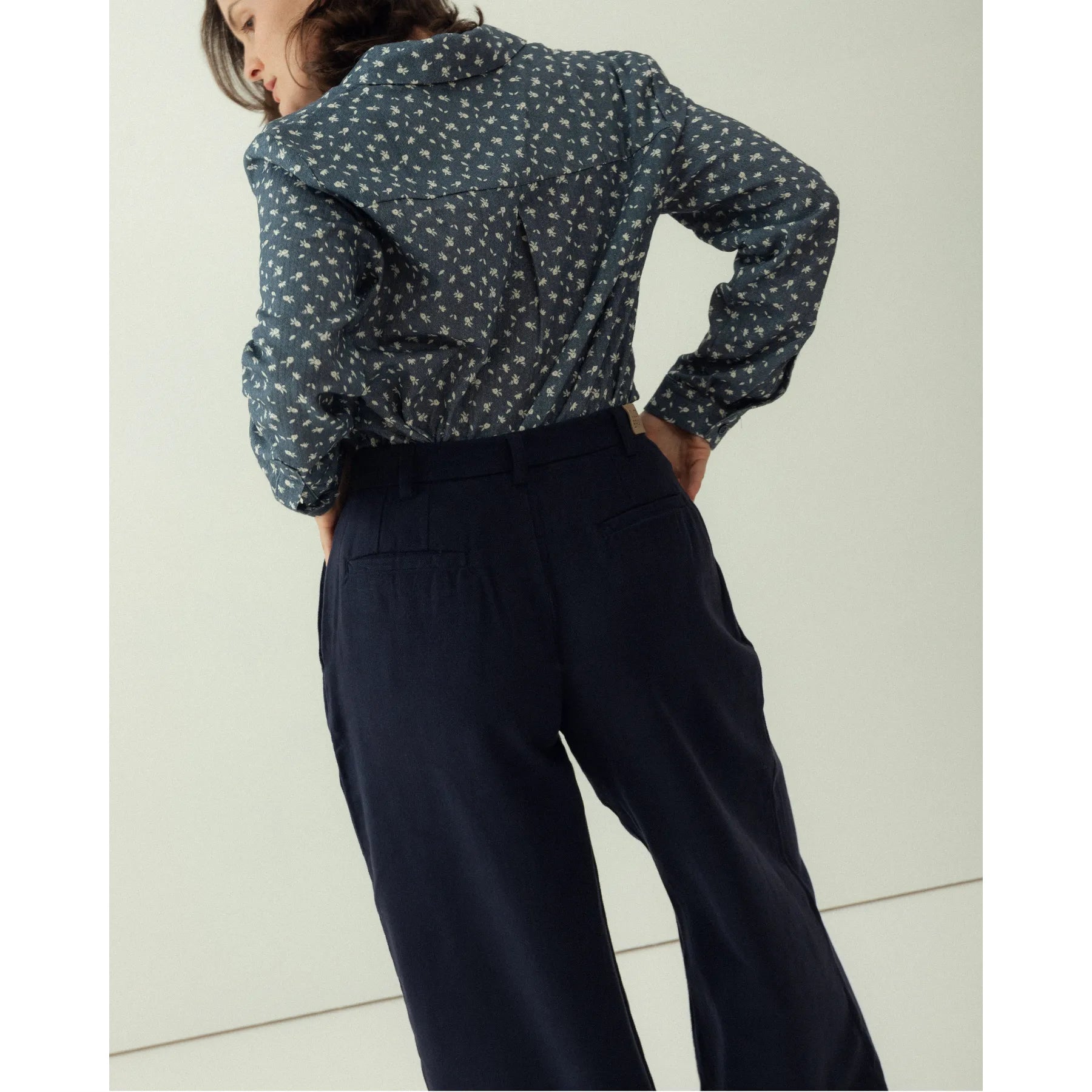Oihana Navy Pants