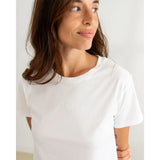 Camiseta Flor Blanca