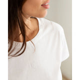 Camiseta Flor Blanca