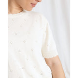 Jersey Manga Corta Crema