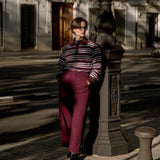 Pantalón Mariona Burdeos