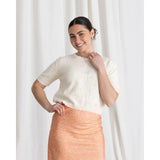 Jersey Manga Corta Crema