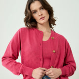 Conjunto tricot magenta