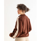 Braune Trainingsjacke • Ohne x Clotsy