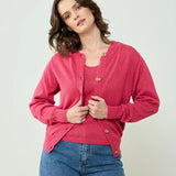 Conjunto tricot magenta