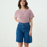 Camiseta Rayas Malvas