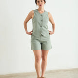 Olga Green Vest