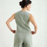 Olga Green Vest