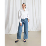 Jeans mit Air-Lace-Effekt