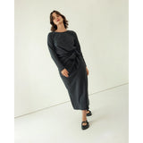 Pack Elegancia - Vestido Maxine Lunares y Bailarinas Fivela Doradas