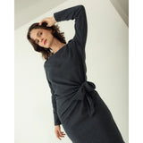 Pack Elegancia - Vestido Maxine Lunares y Bailarinas Fivela Doradas