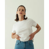 Pack Versatilidad - Camiseta Abbey Azul y Camiseta Flor Blanca