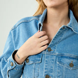 Cazadora Denim Claro