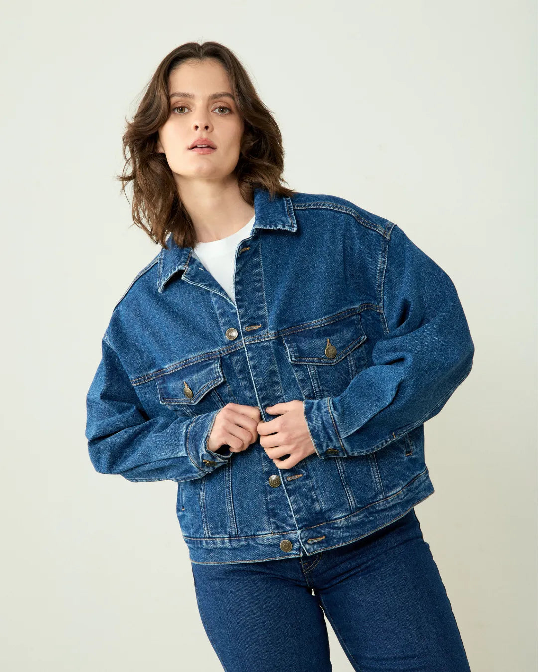 Veste Denim Foncée