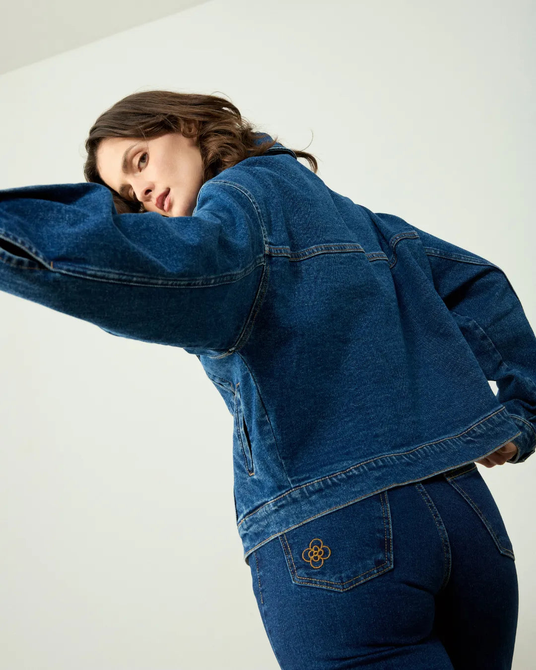 Veste Denim Foncée