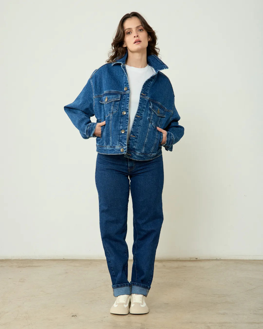 Veste Denim Foncée