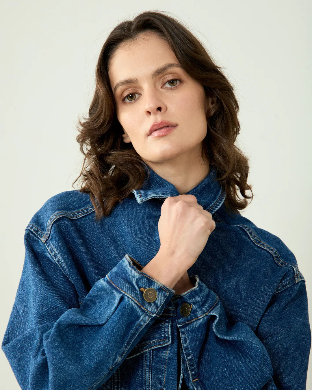 Veste Denim Foncée