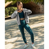Conjunto Glow Azul • Leggings • Top deportivo