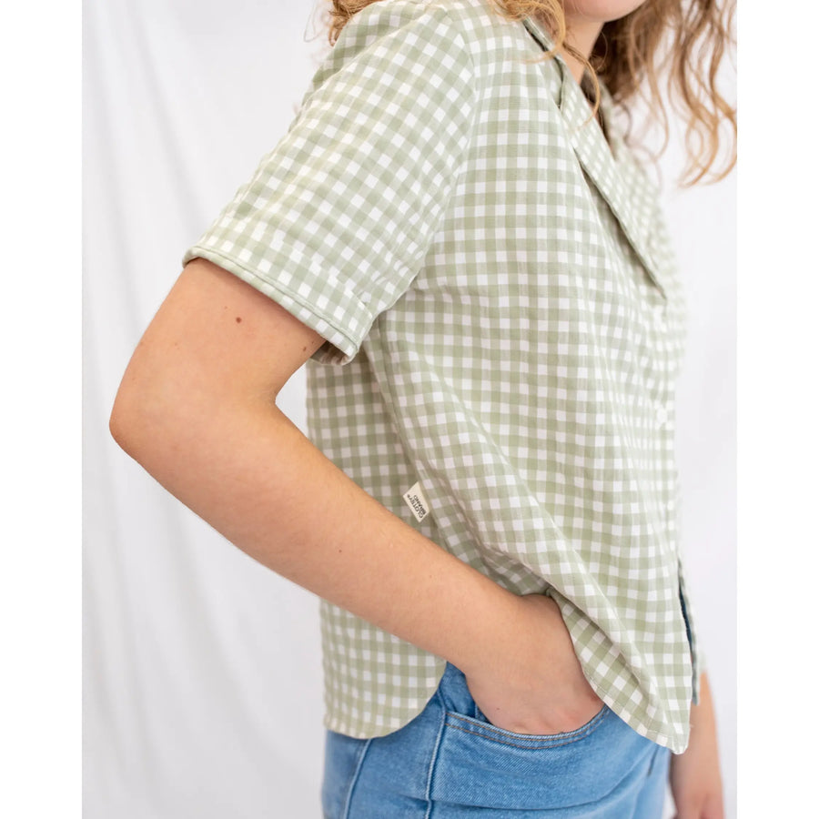 Camisa Xàbia Vichy Verde