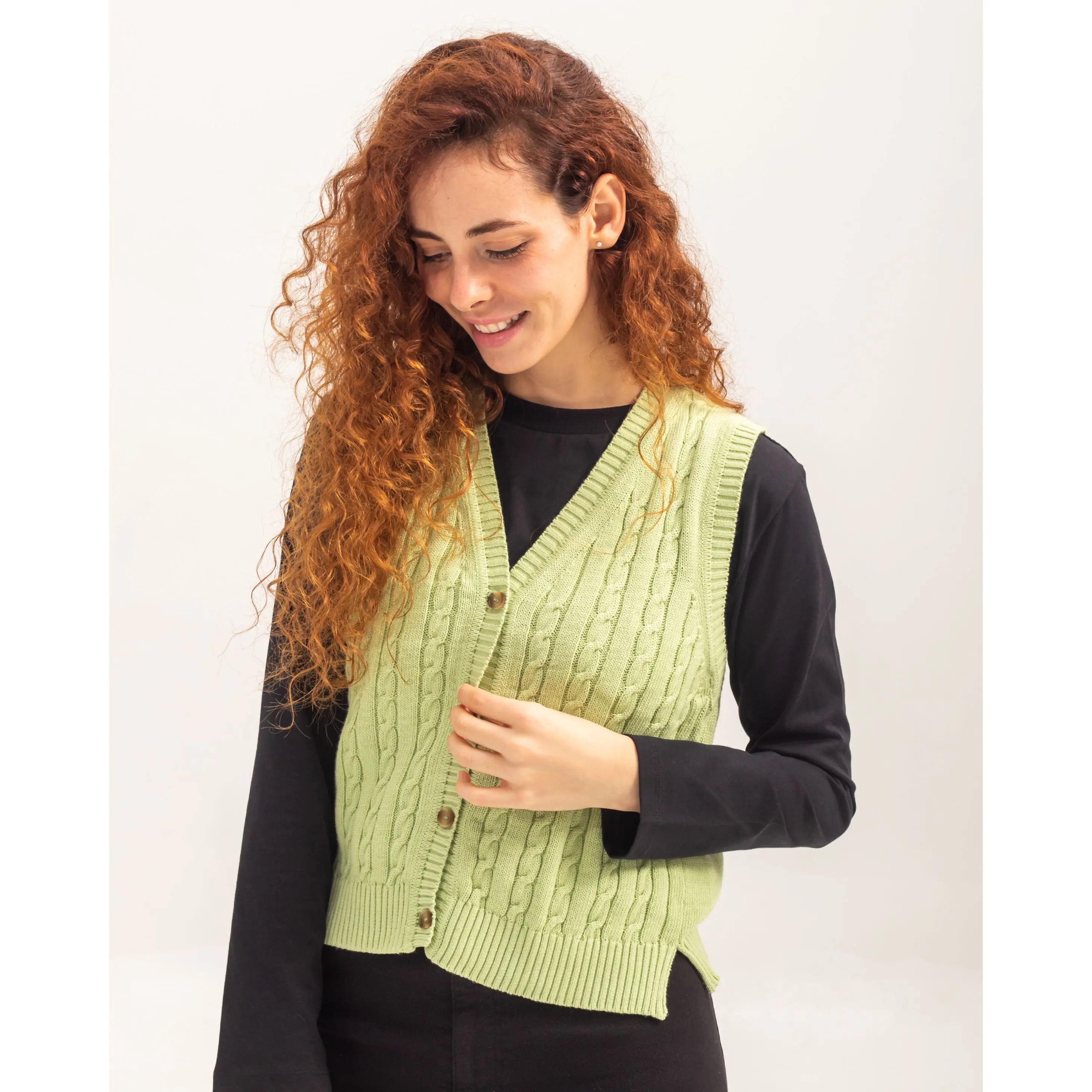 Chaleco Alena Verde lima