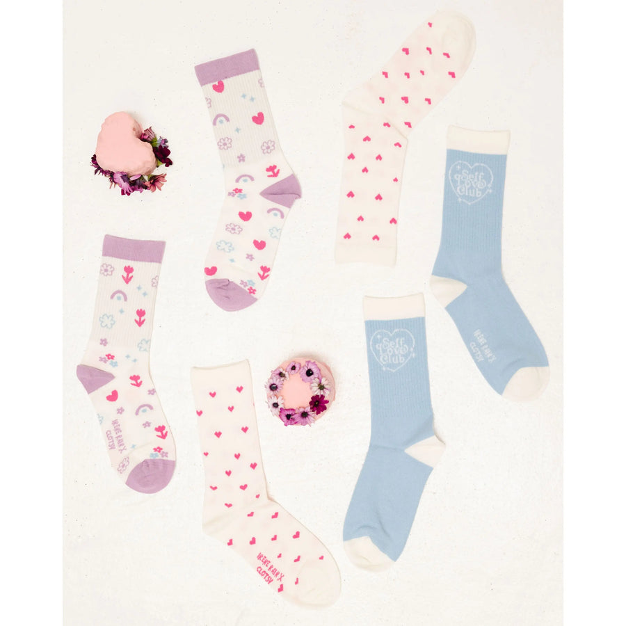 Packung mit 3 Socken • Irene Rain x Clotsy 