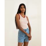 Gestreiftes Tanktop