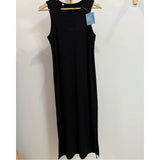 Black Ribbed Dress 