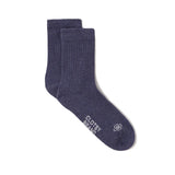 Gerippte Socken, blau