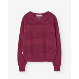 Jersey Calado Burdeos