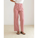 Pantalón Vichy Burdeos