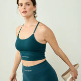 Ensemble bleu - Top croisé et Biker