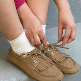 Mocasines Marcela Beige