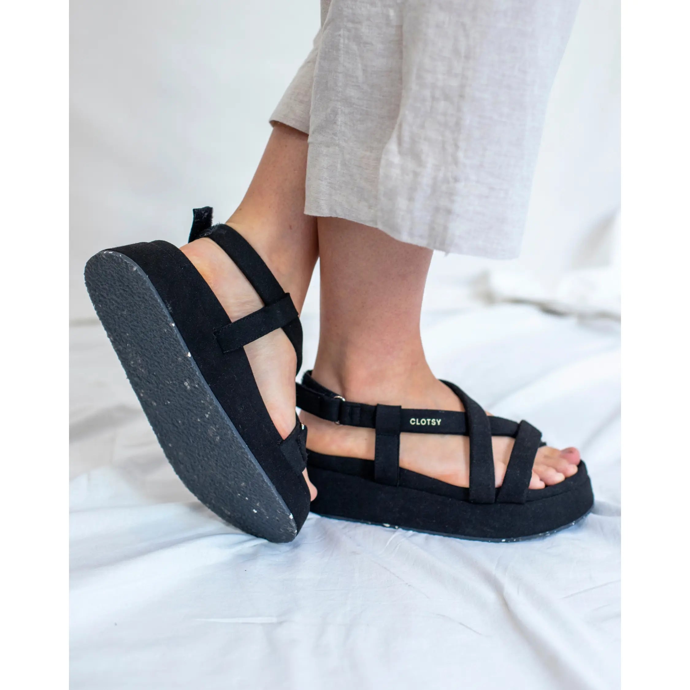 Sandalias Corfú • negro