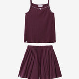 Pijama Corto Púrpura