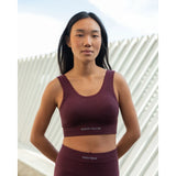 Conjunto Move Burdeos • Biker • Top deportivo