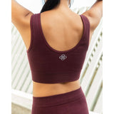 Conjunto Move Burdeos • Biker • Top deportivo