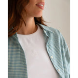 Chemise Vichy Aigue-Marine
