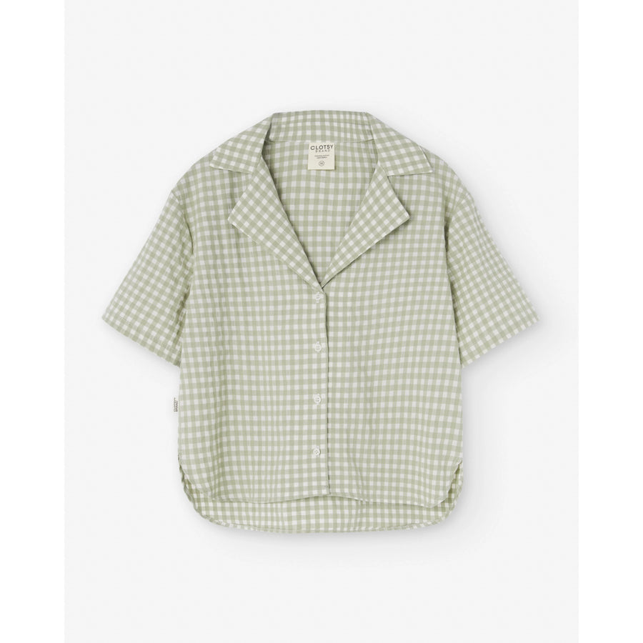 Camisa Xàbia Vichy Verde