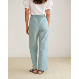 Pantalón Vichy Aguamarina