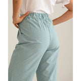 Pantalón Vichy Aguamarina