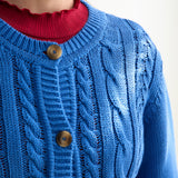 Strickjacke Antonietta Blau